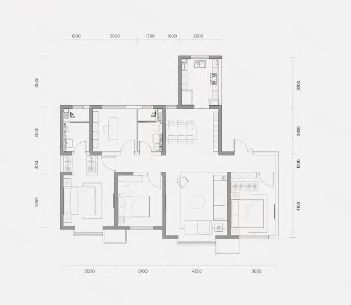 南湖港湾一期3室2厅2卫136.67㎡南北112万