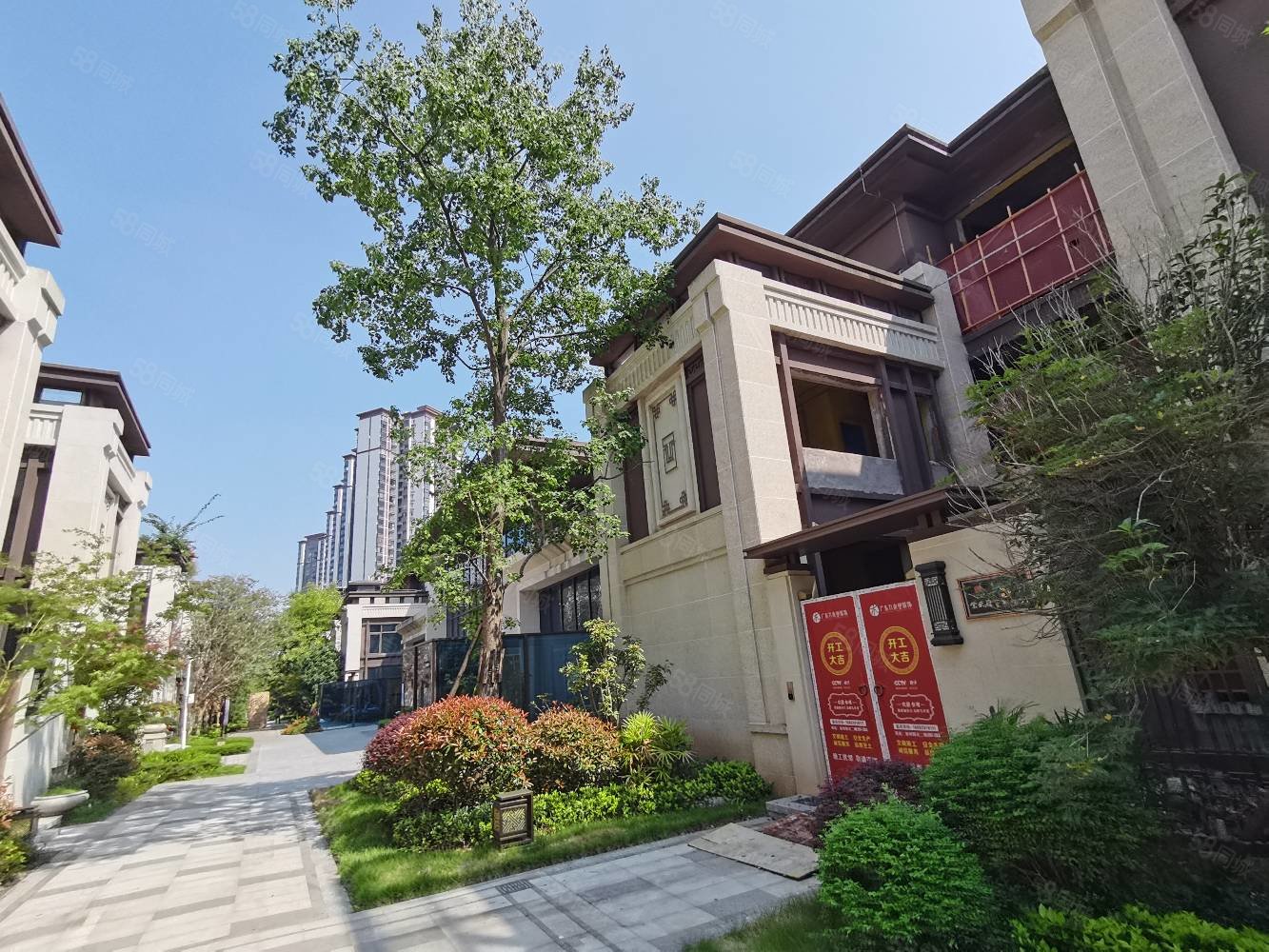 【10图】城南 高端别墅,带电梯 私家院落,带5车位!,紫云府-广安58同城