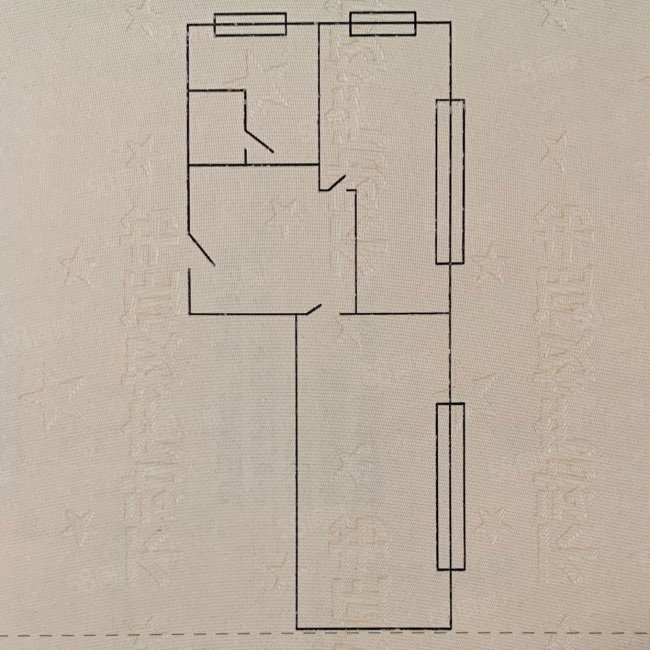 军体小区2室1厅1卫46.58㎡东北25万