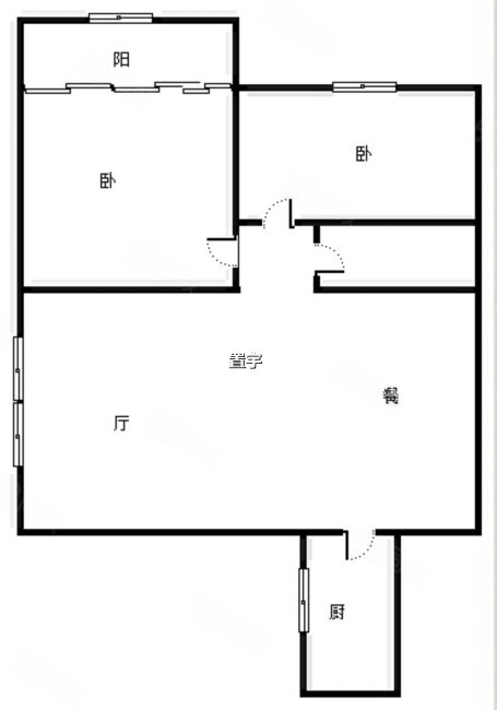 祥园新苑2室2厅1卫60㎡南北125万