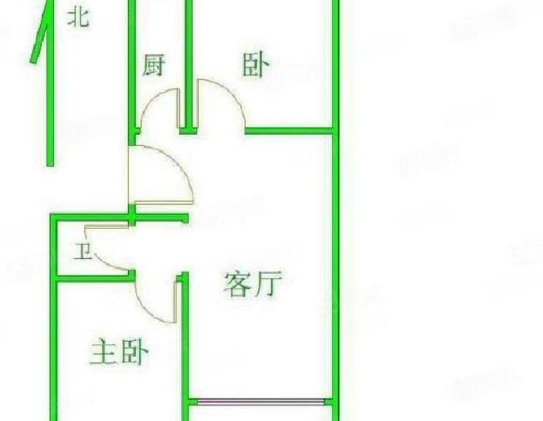 京旺家園二區(qū)2室2廳1衛(wèi)83㎡南北216萬