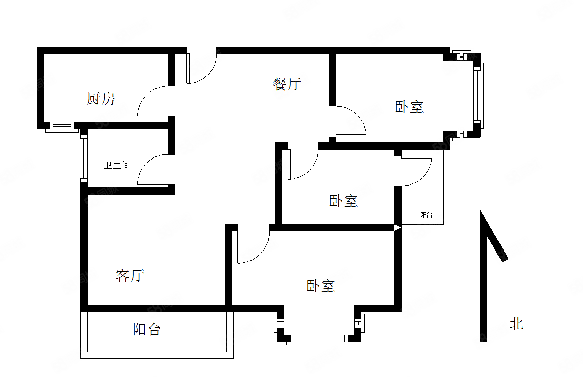 3室2厅电梯房满二锦绣碧湖b区楼层好视野无遮挡
