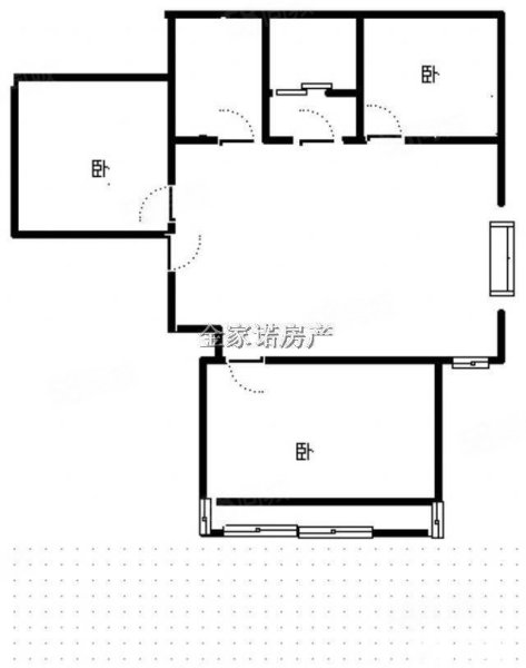 香榭丽花园3室1厅1卫111㎡南140万