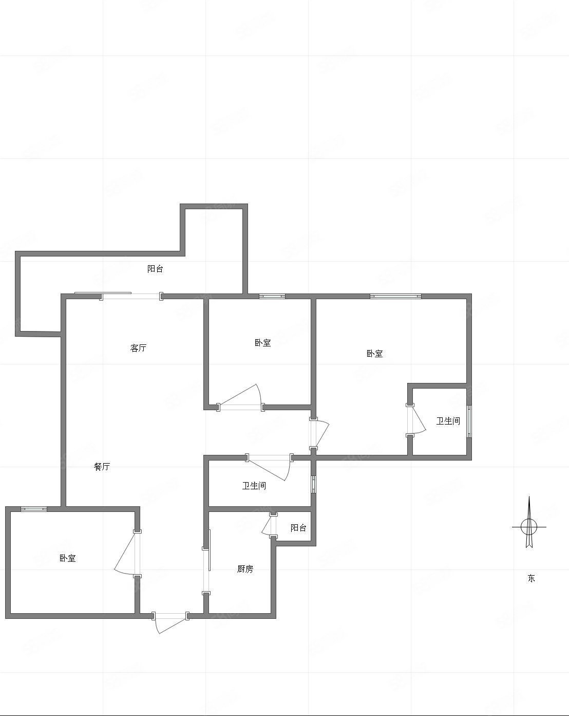 蓝光林肯公园3室2厅2卫101㎡南110万