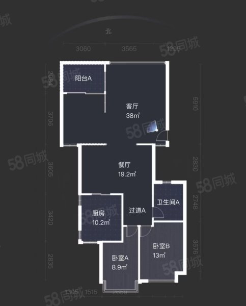 海怡湾畔4室2厅3卫206㎡南北320万