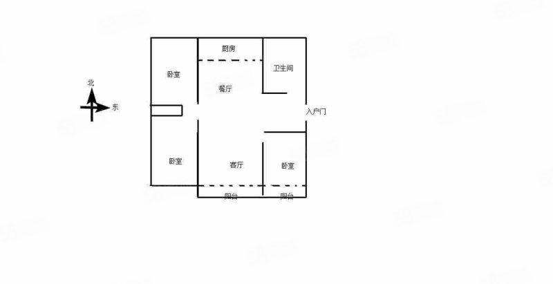 水榭春天3室2厅1卫123㎡南北89万