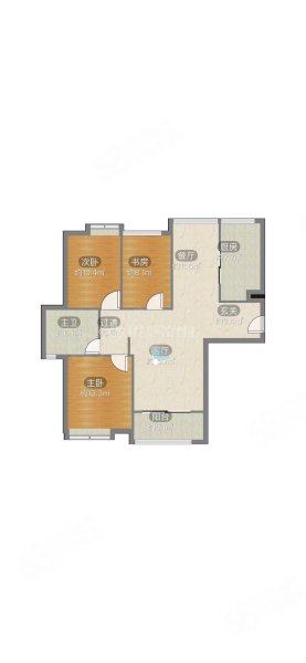 城中金谷3室2厅1卫108㎡南北79.8万