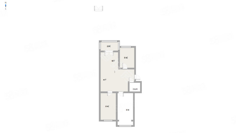 晓光三区3室2厅1卫120㎡南北75万