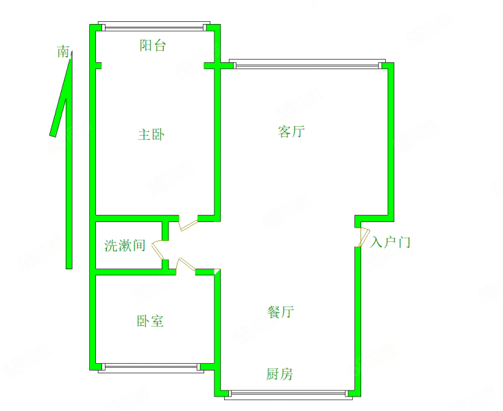 世纪御园2室2厅1卫93㎡南75万