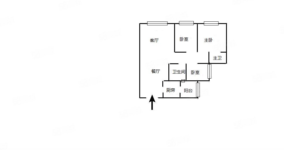 新兴瑞园3室2厅2卫147㎡南北125万