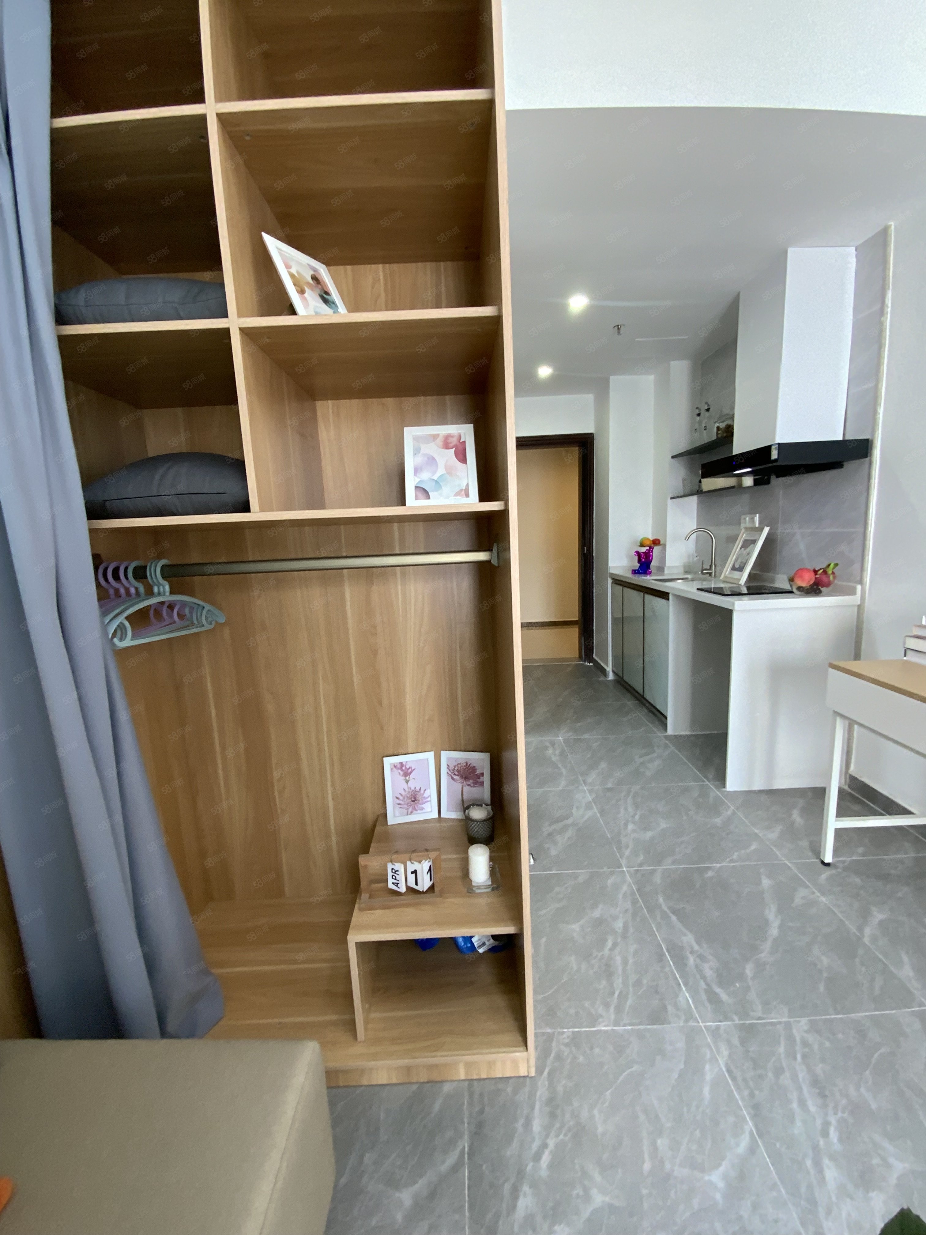 独栋｜季华路一房一厅‘押一付一民用水电，可短租