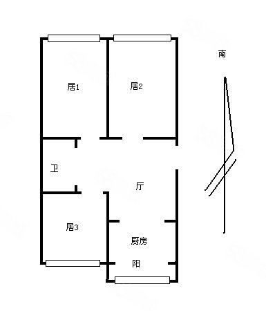 鸿城西域(南关)3室2厅2卫125.95㎡南北126万