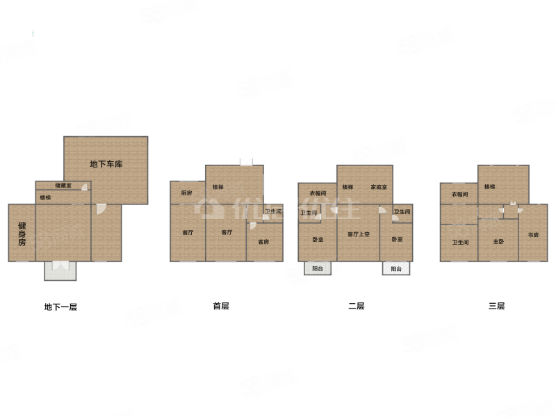 世茂铜雀台雅院4室2厅5卫400㎡南北4800万