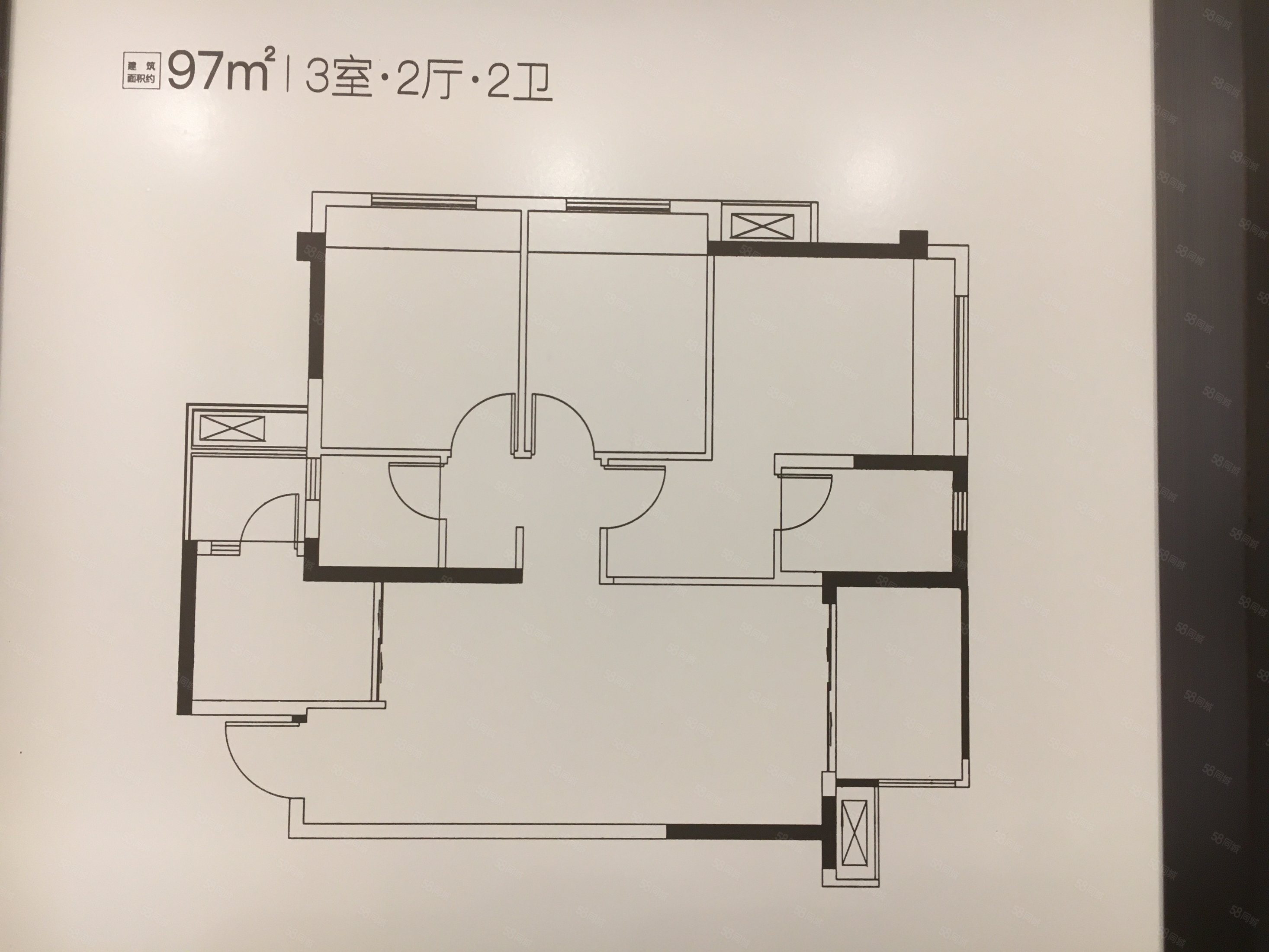 金茂观山湖户型图图片