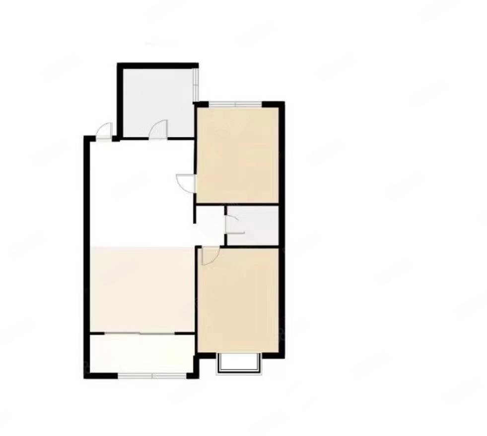 热电小区(东安区)2室1厅1卫75㎡南北11.8万