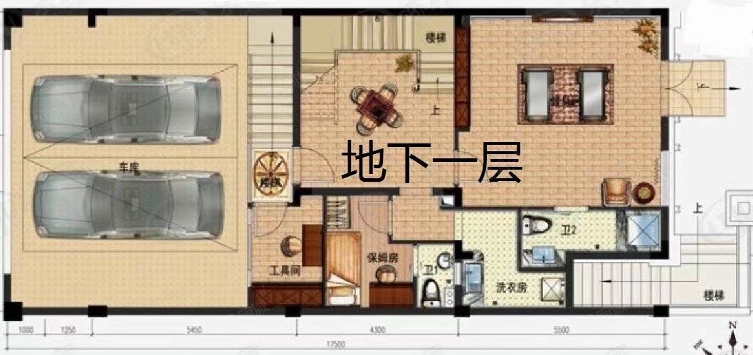 金隅观澜时代云邸(别墅)5室3厅6卫250.67㎡南北1400万