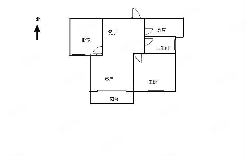 鹏程小区(埇桥)3室2厅1卫92㎡南59.8万