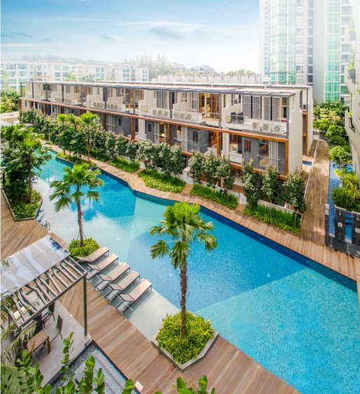 新加坡邮区波娜维斯达 西海岸 金文泰约¥1801万新加坡西海岸公寓式联排别墅 【SeaHill】新房独栋别墅图片