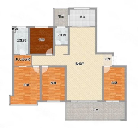 碧海佳园5室2厅2卫131㎡南195万