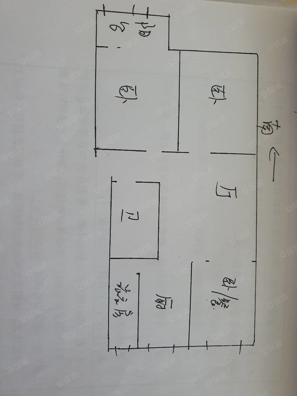 金凤苑3室2厅1卫91㎡南北97万