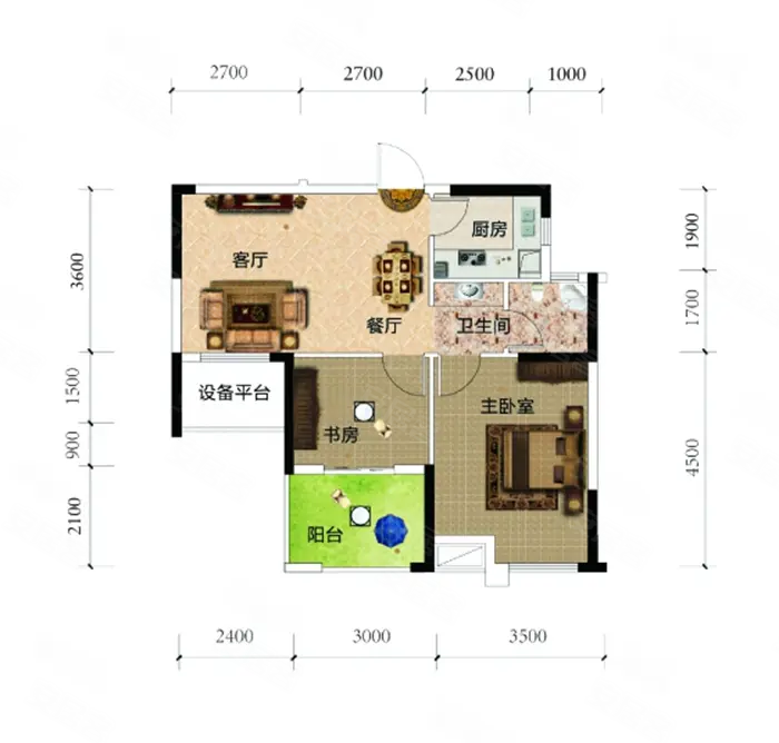 联投梧桐郡2室1厅1卫71.58㎡南35万