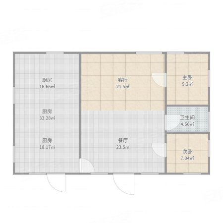 瑞峰樱桃园2室1厅1卫62.1㎡南24万