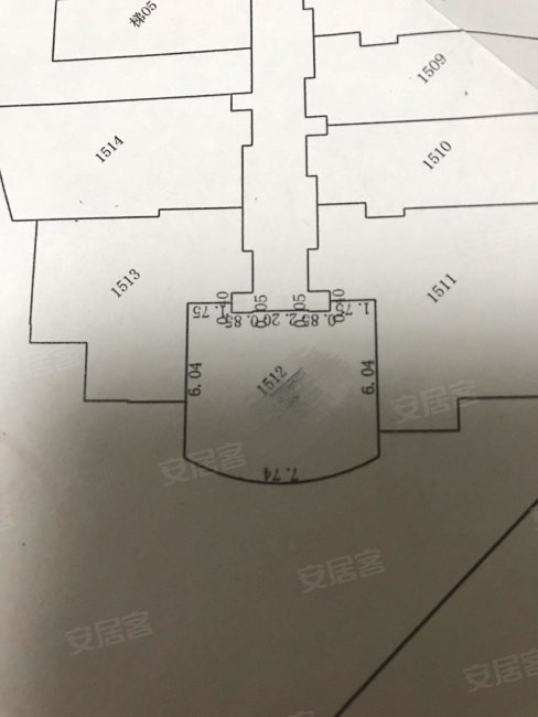 鼓楼上城2室1厅1卫63.54㎡南65万