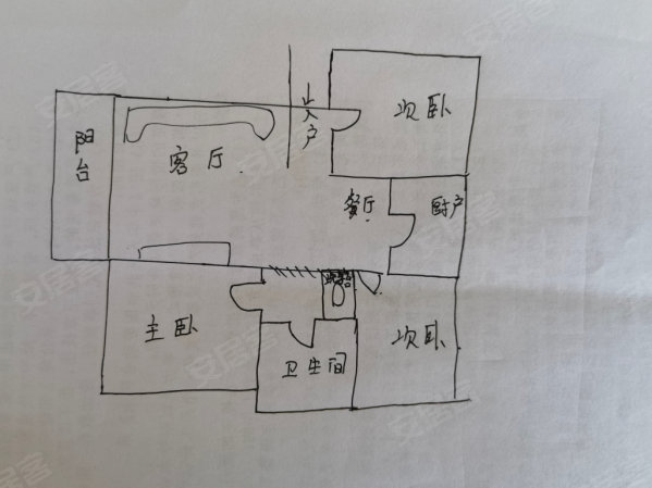 香格里拉3室2厅1卫96.58㎡南北48万