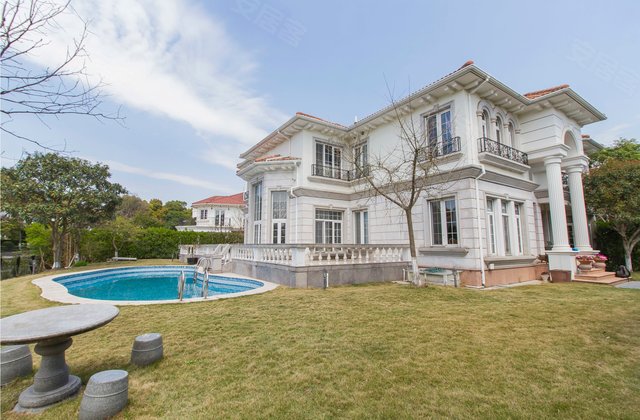 装修500万独栋 带私家泳池车库 业主置换市区急售,大豪山林别墅二手房