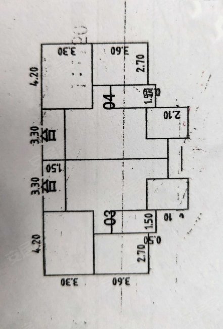 泰华二村4室2厅2卫127.9㎡南60万