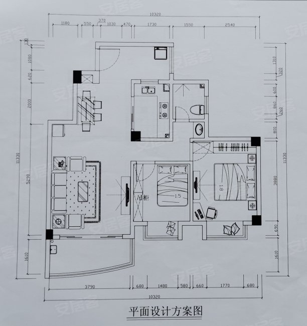 海虹家园2室2厅1卫81㎡南70万