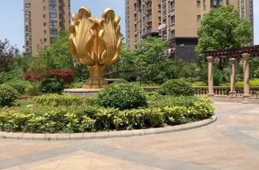 港龙华侨城内部,周边环境视频,盐城港龙华侨城楼栋外景视频,小区路况