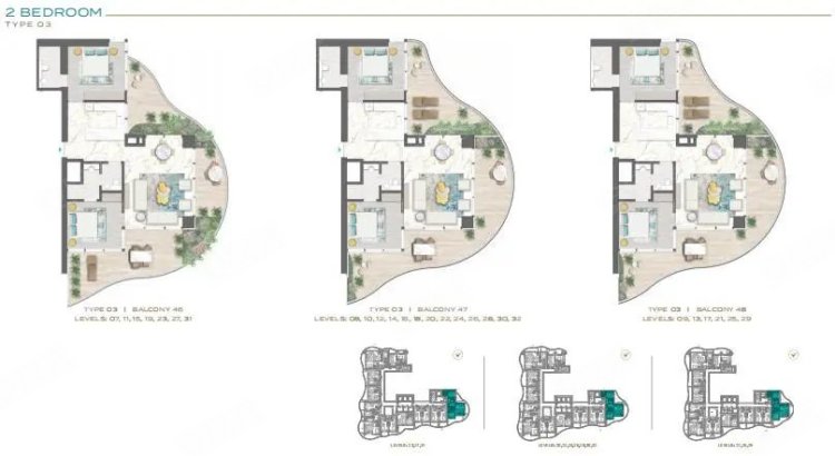 阿联酋迪拜酋长国迪拜售价待定迪拜市中心豪华项目新房公寓图片