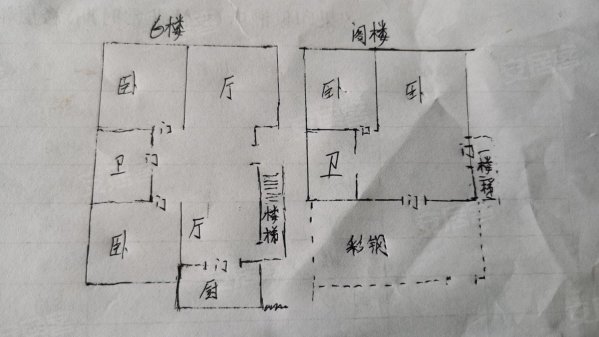 天翔小区2室2厅2卫94.21㎡南23.8万