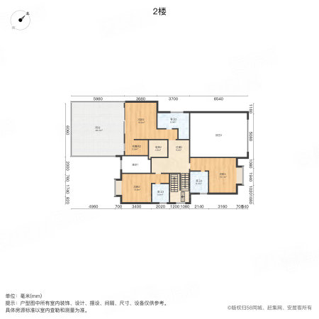 海逸豪庭御峰(别墅)6室2厅5卫399㎡南北2800万