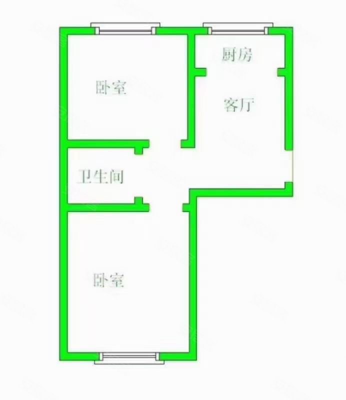 隆欣家园2室1厅1卫61㎡南北11.8万