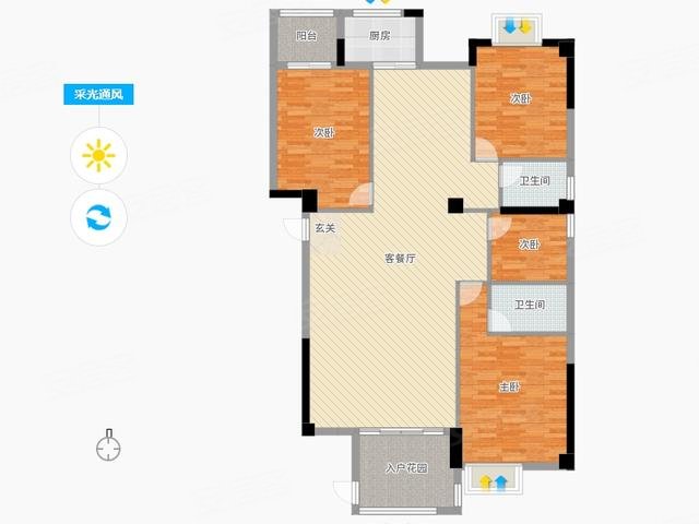 蓝田庄南区3室2厅1卫75㎡南北28万