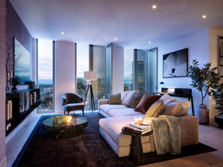 英国大曼彻斯特曼彻斯特约¥241～459万英国曼彻斯特市中心布莱德盛景 高层公寓新房公寓图片