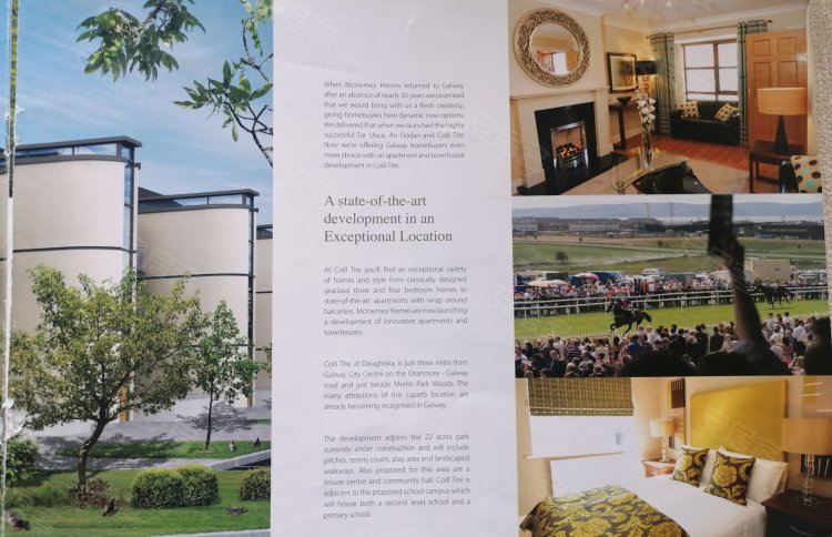 爱尔兰约¥245万美丽的 1300 平方英尺 3 床联排别墅在 5  内开车到世界 的戈尔韦赛马场在巴利布里特，二手房公寓图片