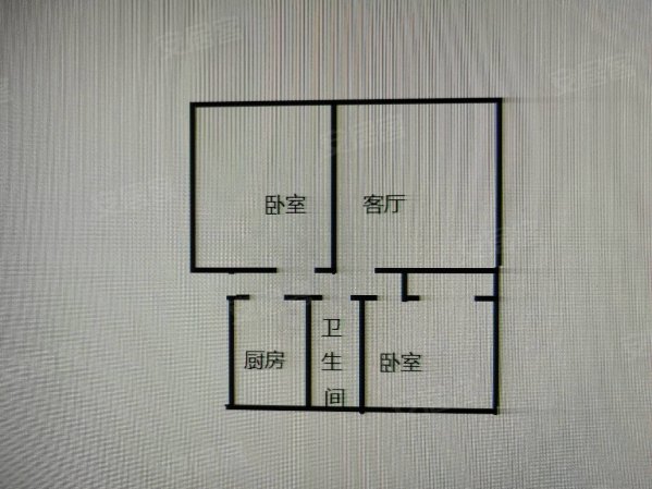 惠康园二区2室2厅1卫77.34㎡南北27万