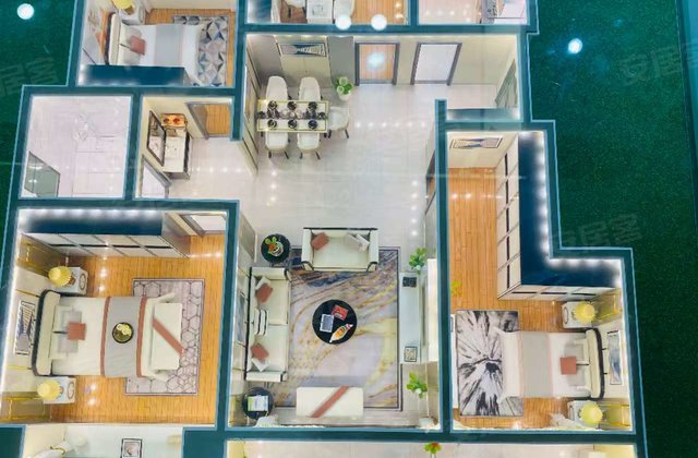 锦天空港学府3室2厅96㎡60万二手房图片