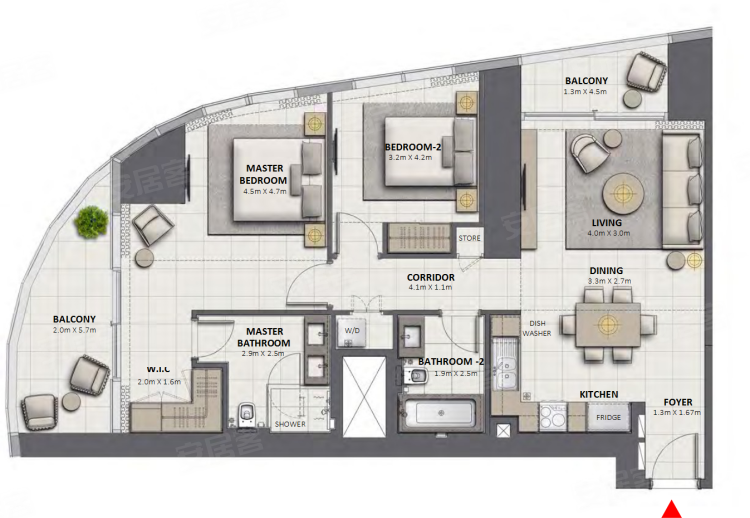 阿联酋迪拜酋长国迪拜约¥274～1410万阿联酋迪拜-伊玛尔歌剧院区·公寓新房公寓图片