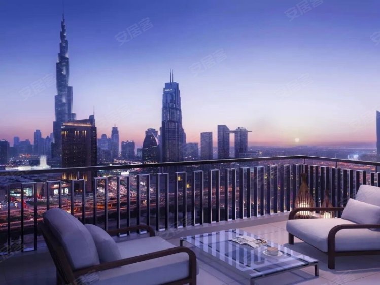 阿联酋迪拜酋长国迪拜约¥212～564万迪拜市中心，世界塔景观公寓Downtown Views新房公寓图片