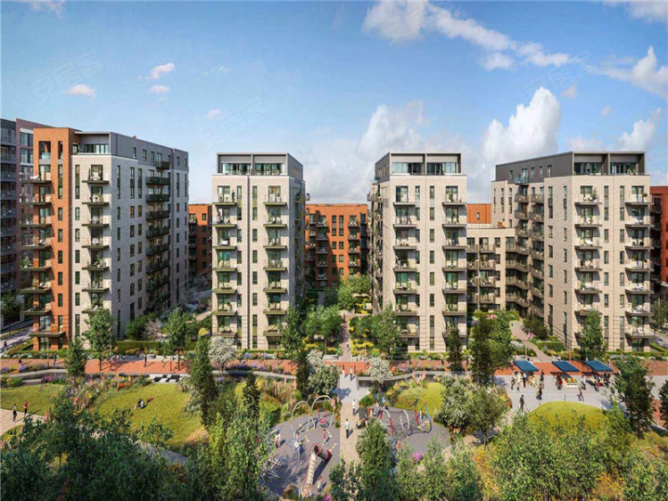 英国大伦敦约¥370万首付36万 英国“硅谷” 经济重镇湖景房新房公寓图片
