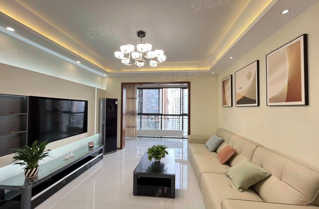 （市中心）五一广场旁看江精装电梯三室双卫全屋暖气片