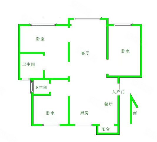 泰丰悦熙台3室2厅2卫146㎡南北135万