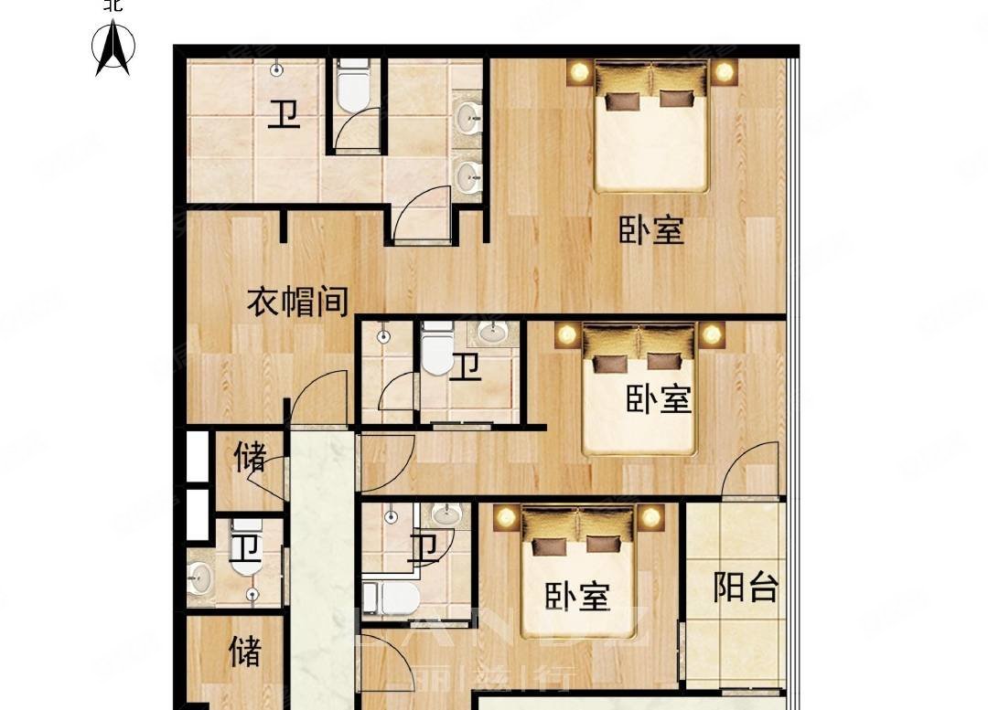 壹代天骄2室1厅1卫93.38㎡南46.8万