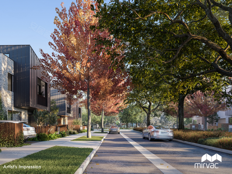 atlas corner户型联排别墅,位于fabric.