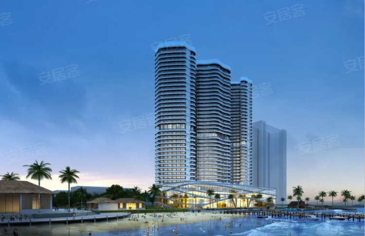 西港blue bay 蓝色海湾 享受一线海景 率高