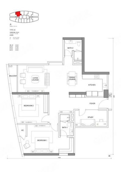 马来西亚吉隆坡约¥432～958万吉隆坡豪景园（Eaton Residences）空中别墅新房公寓图片